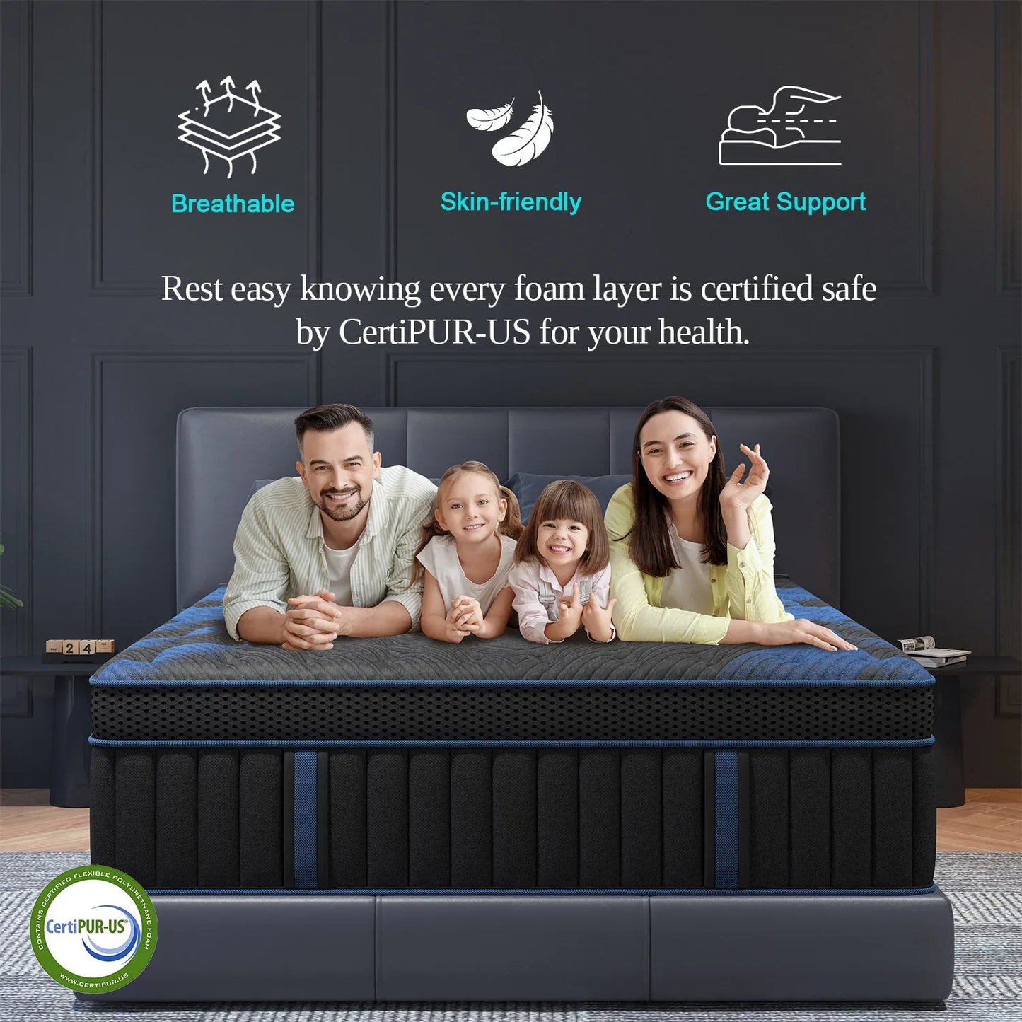 Sweetlove Gel Memory Foam Hybrid Mattress With Pocket Springs