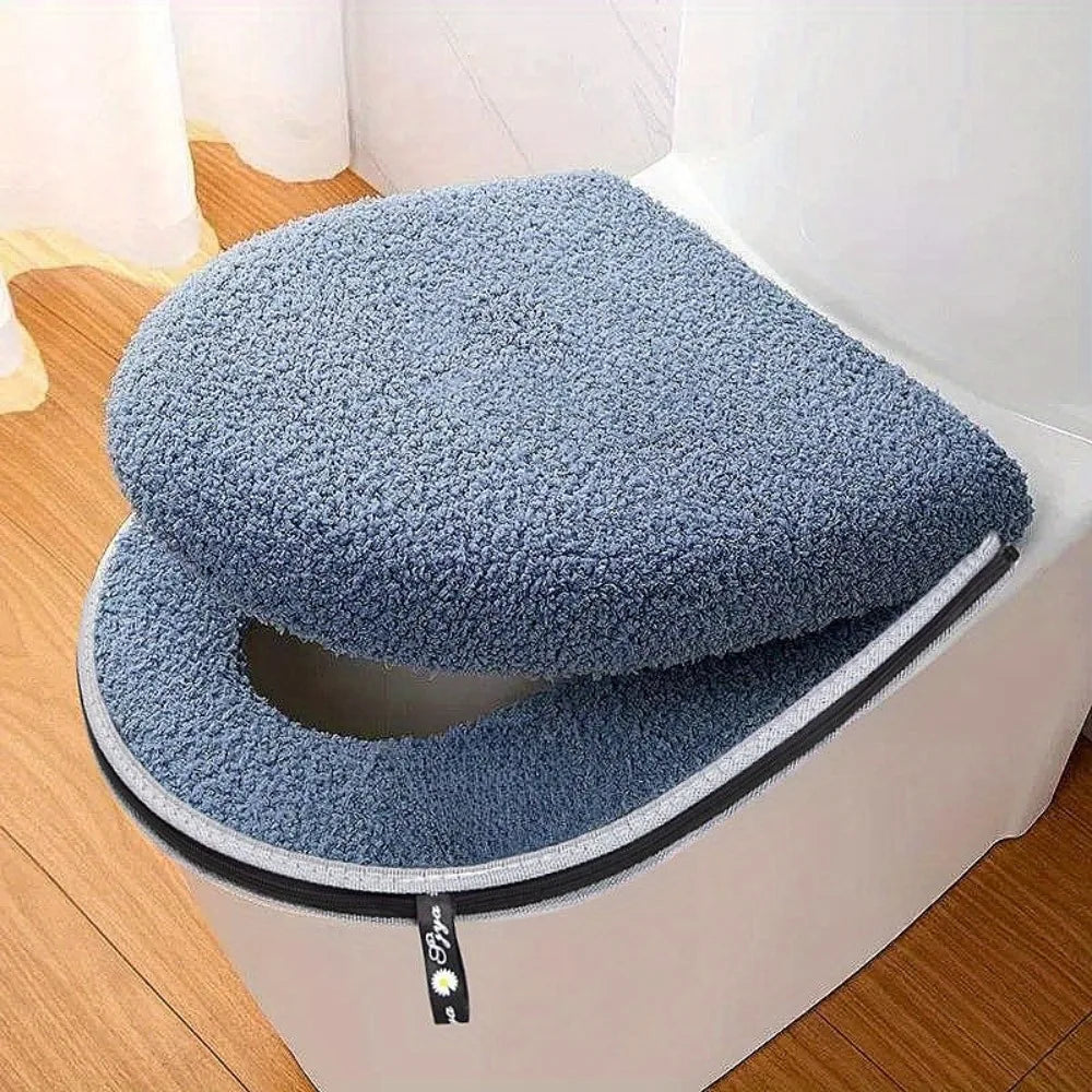 Zhejiang Toilet Seat Cushion Set Winter Thickened With Zipper Handle