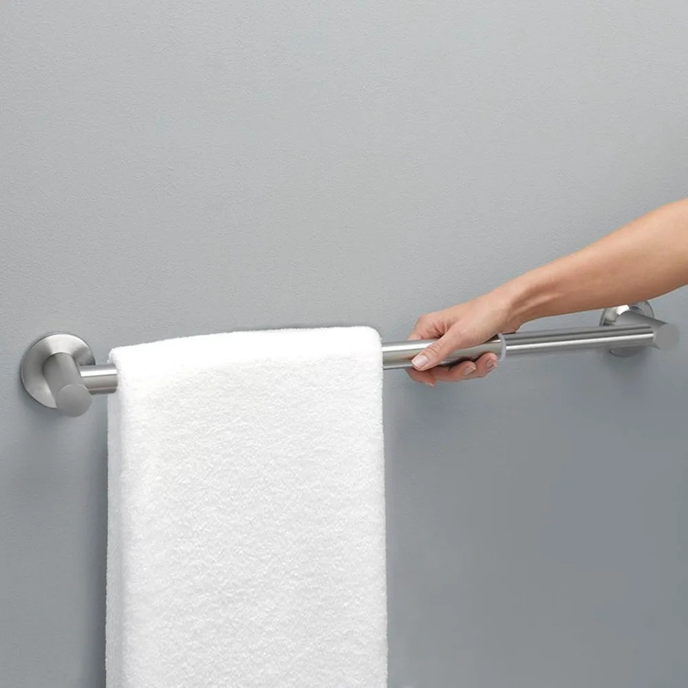 Adjustable Bathroom Towel Bar Wall Mounted Stainless Steel