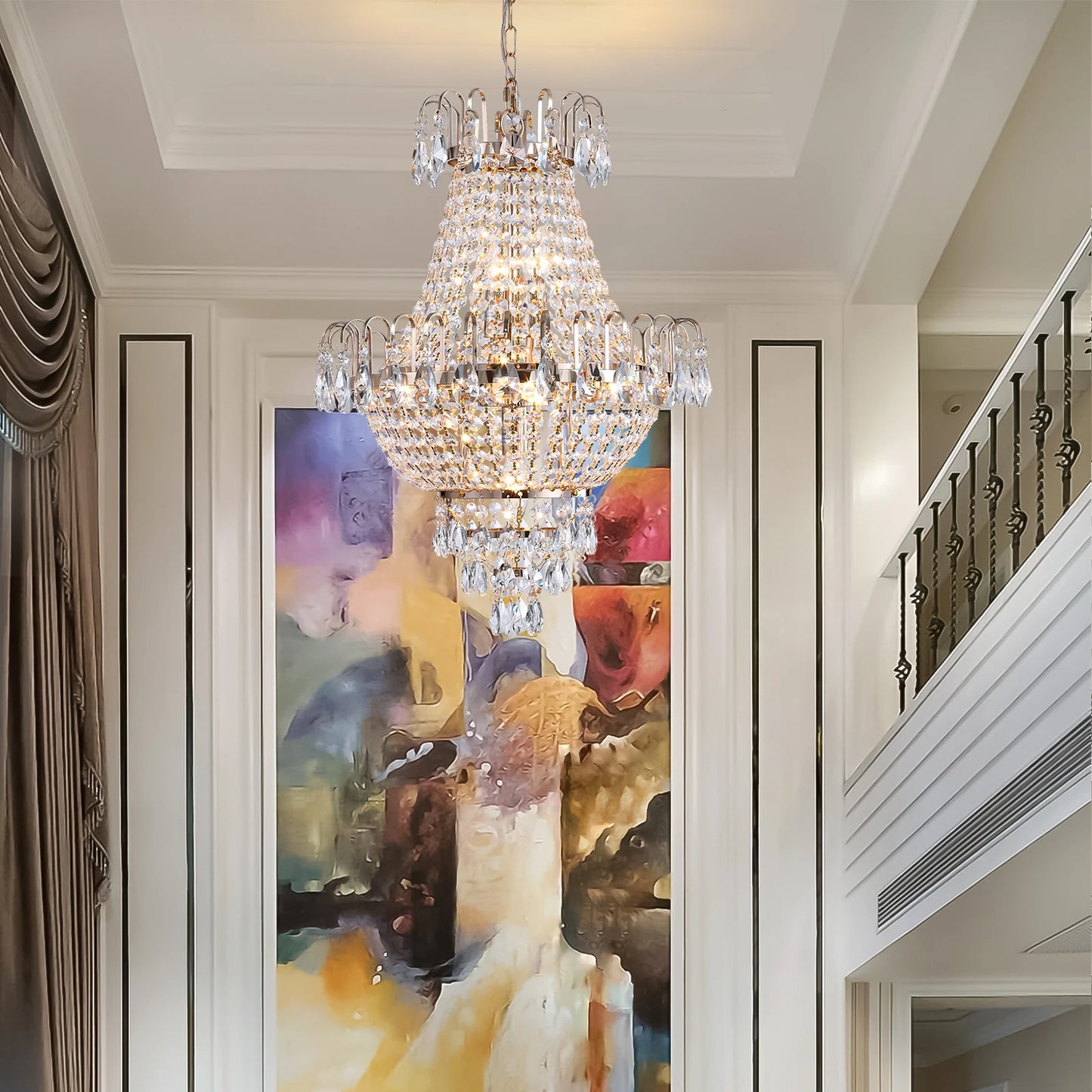 ARLGSITE Crystal Chandelier Pendant Light