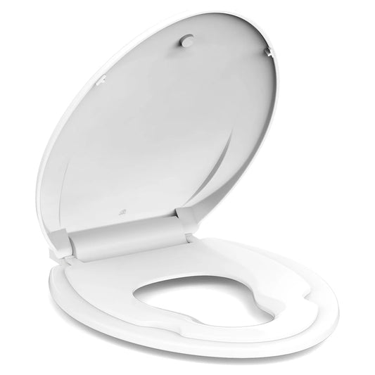 HobbyLane Elongated Toilet Seat With Quick-Release And Soft-Close