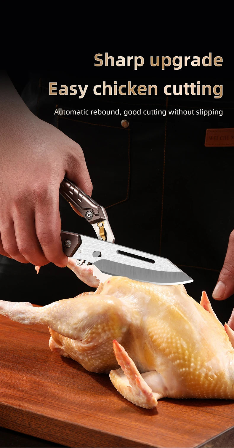 Heavy Duty Poultry Shears Stainless Kitchen Scissors For Chicken Meat