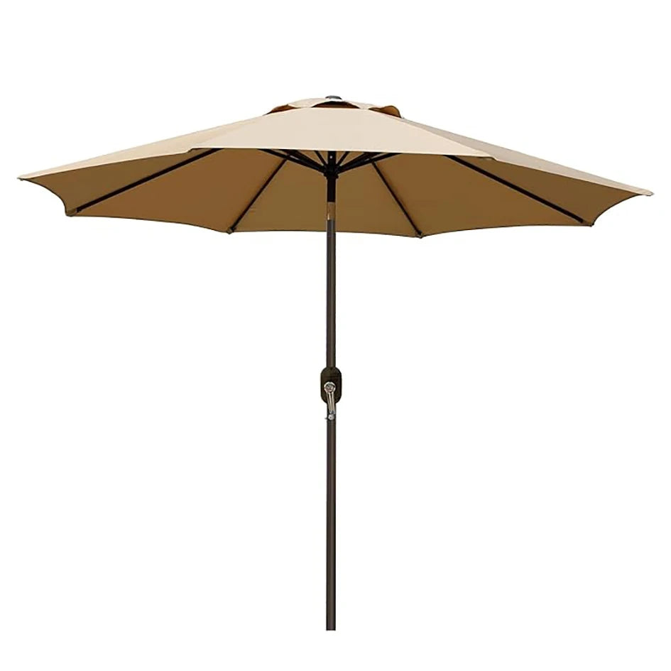 Blissun Outdoor Patio Umbrella With Crank Lift And Tilt