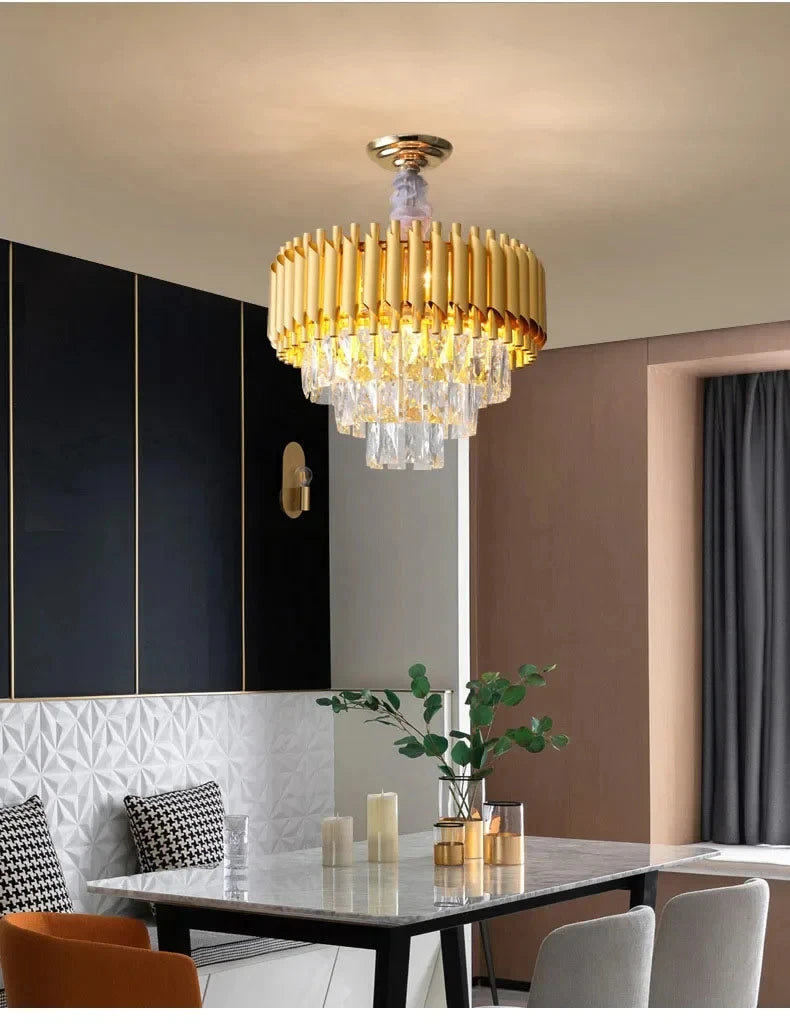 CHYMUIO LIGHT Creative Luxury Crystal Chandelier Pendant Lights