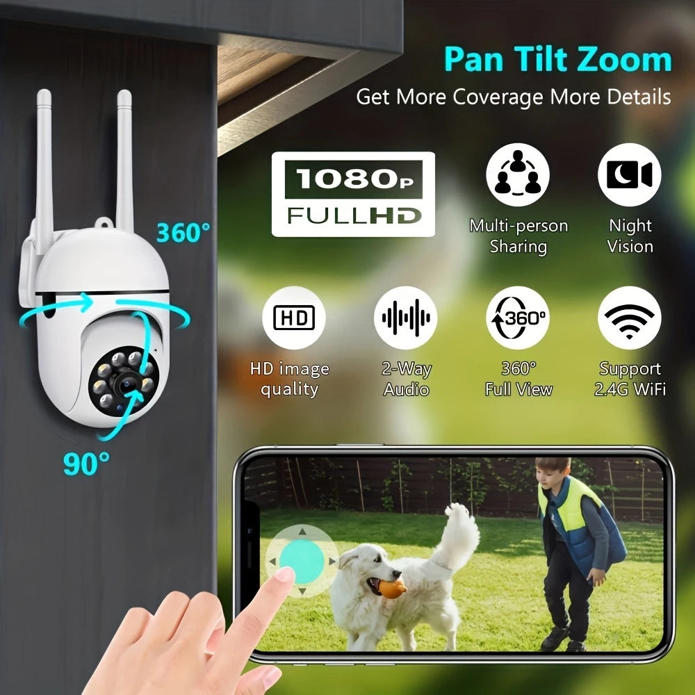 BoyKeep Wireless 1080P Security Camera WiFi Two Way Audio