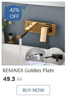 KEMAIDI Round Vessel Sink With Faucet Ceramic Bathroom Set
