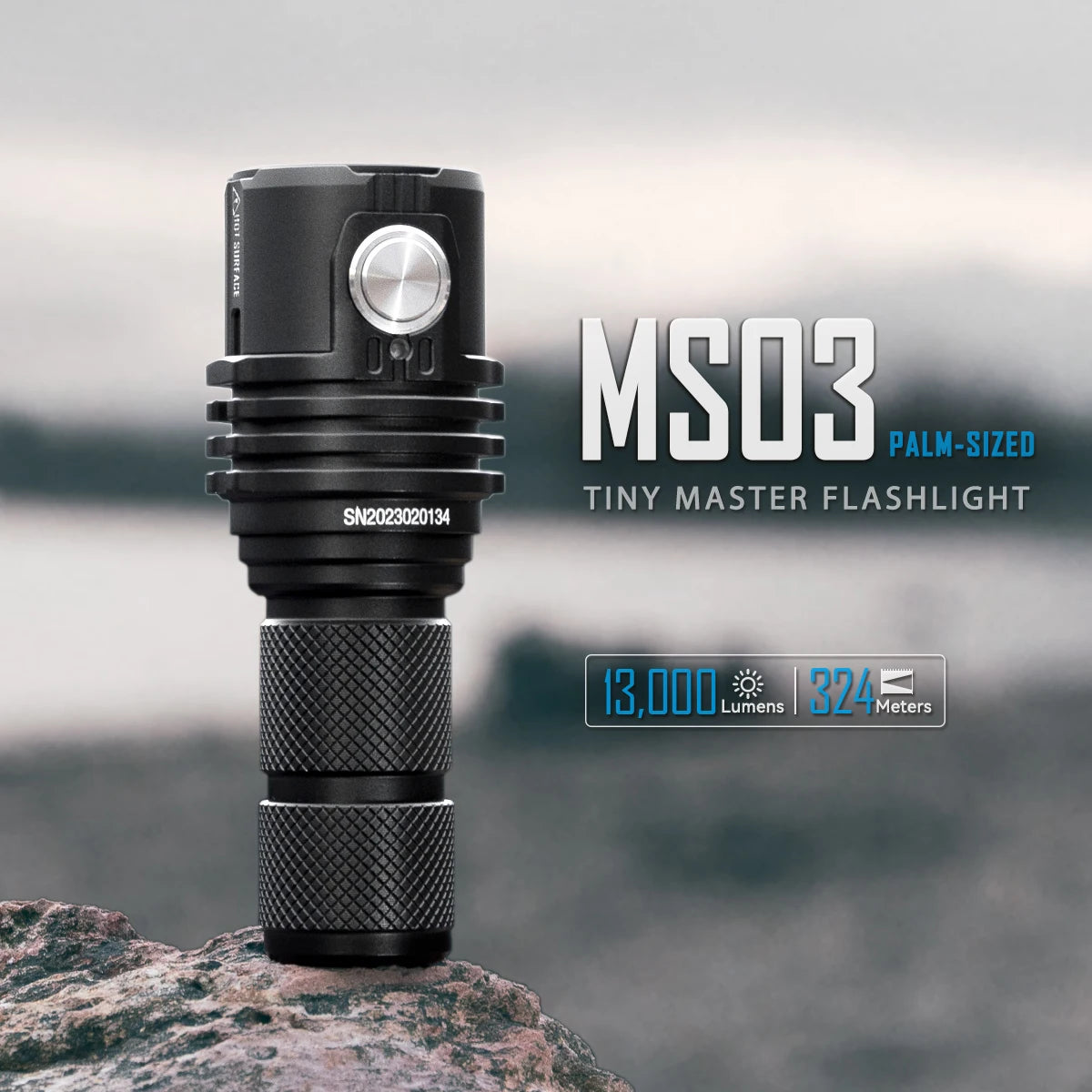 Imalent MS03 13000 Lumens EDC Flashlight Rechargeable Handheld Torch