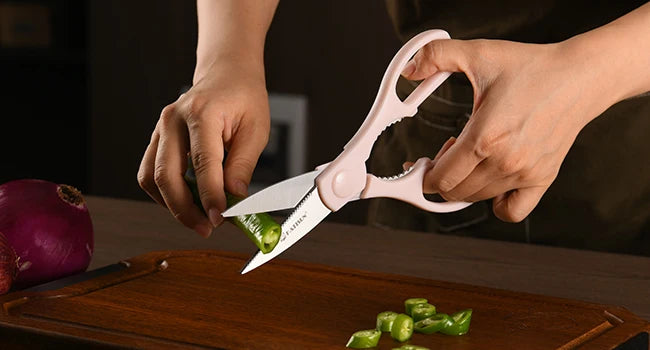 Katisun Knife Set With Blade Covers Carbon Steel Kitchen Tools