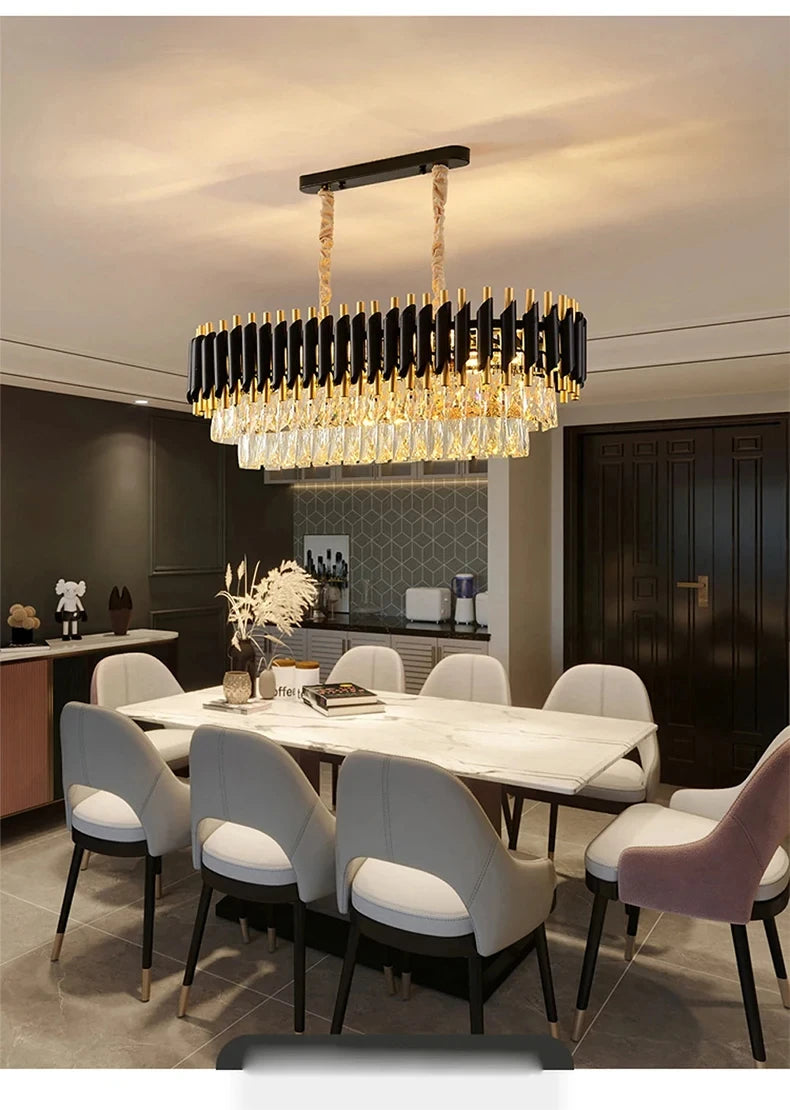 CHYMUIO LIGHT Creative Luxury Crystal Chandelier Pendant Lights