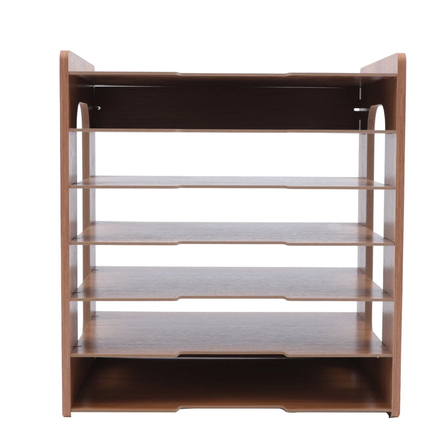 7-Tier Wooden Desk Organizer for Office Papers and Files
