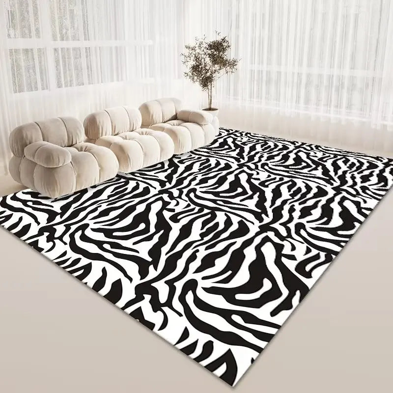Light Luxury Area Rug Non Slip Large Carpet Living Room