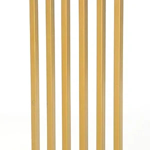 Tribesigns Modern Executive Wooden Office Desk With Gold Metal Legs