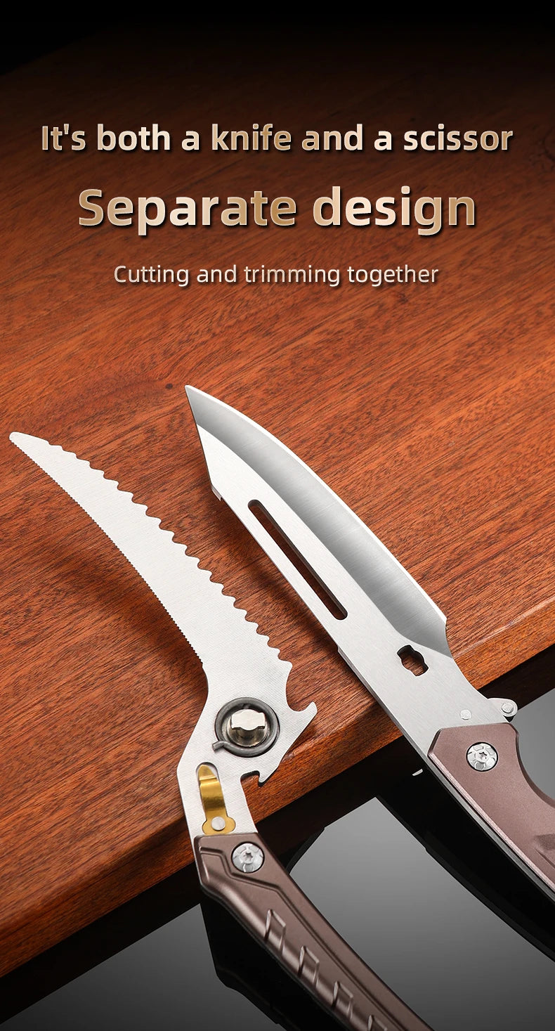 Heavy Duty Poultry Shears Stainless Kitchen Scissors For Chicken Meat