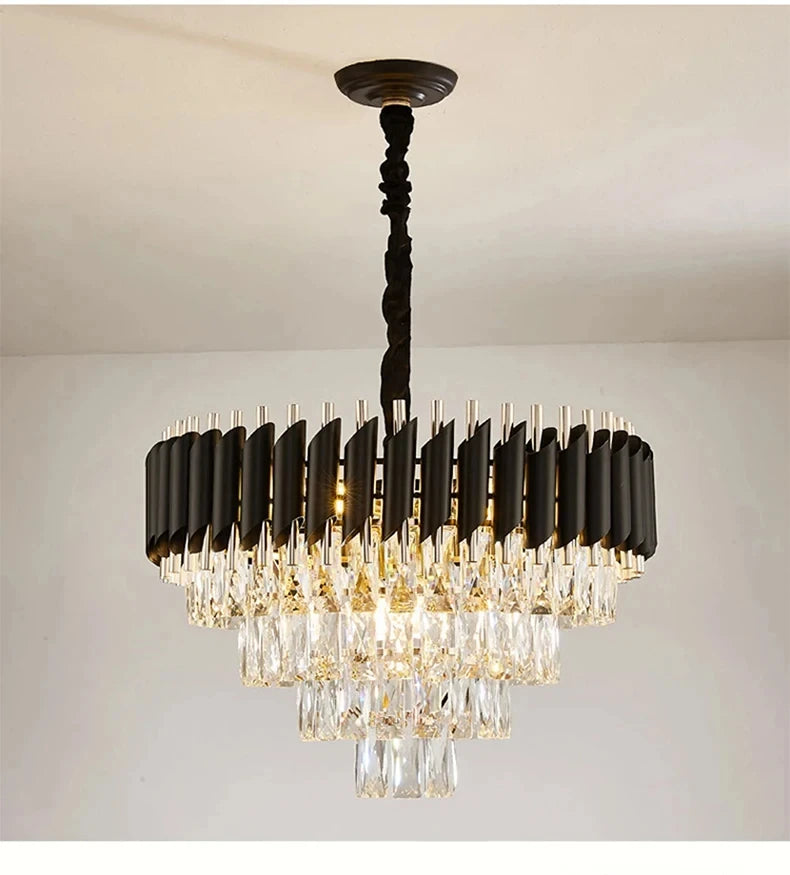 CHYMUIO LIGHT Creative Luxury Crystal Chandelier Pendant LED Light