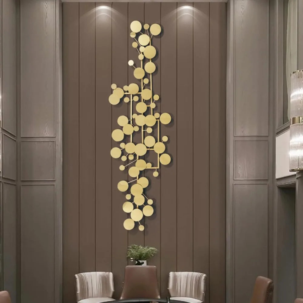 Geometric 3D Metal Wall Art Modern Abstract Decor Artwork