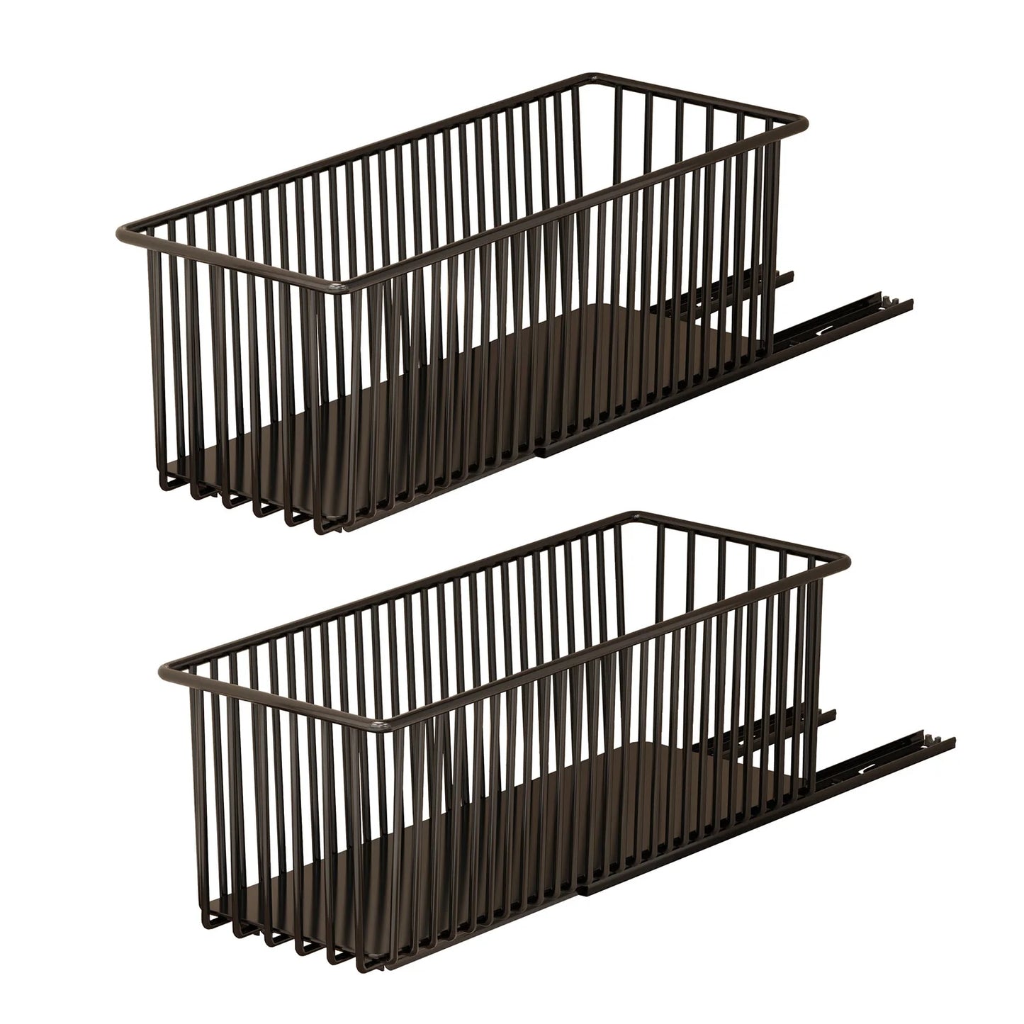 TWISTER Cabinet Pull Out Organizer 2 Pack Slide Out Drawers