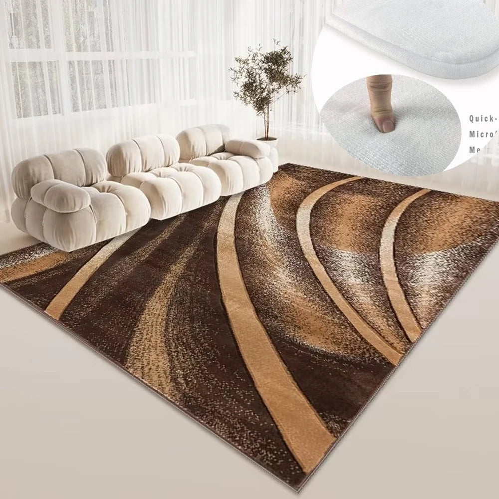 Light Luxury Area Rug Non Slip Large Carpet Living Room