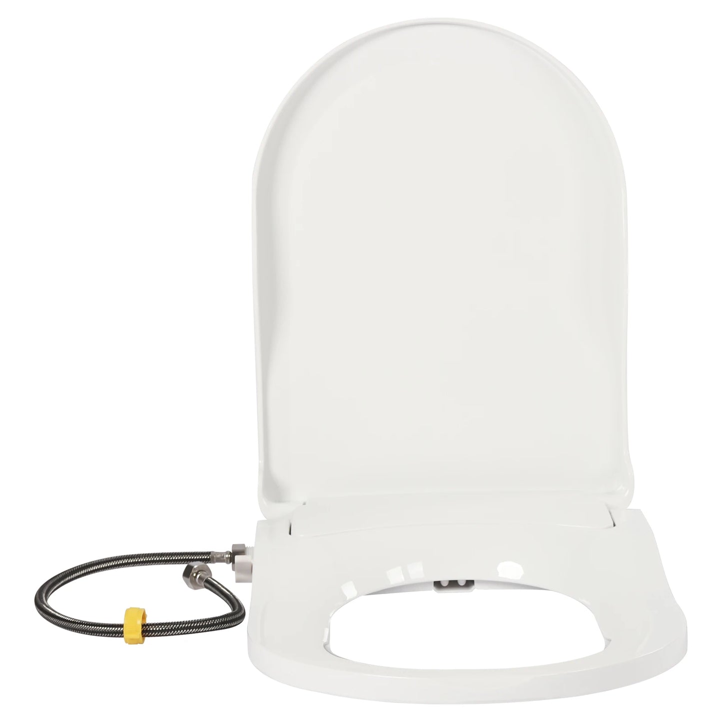 Buffer Dual Nozzles Non Electric Bidet Toilet Seat Elongated Toilets