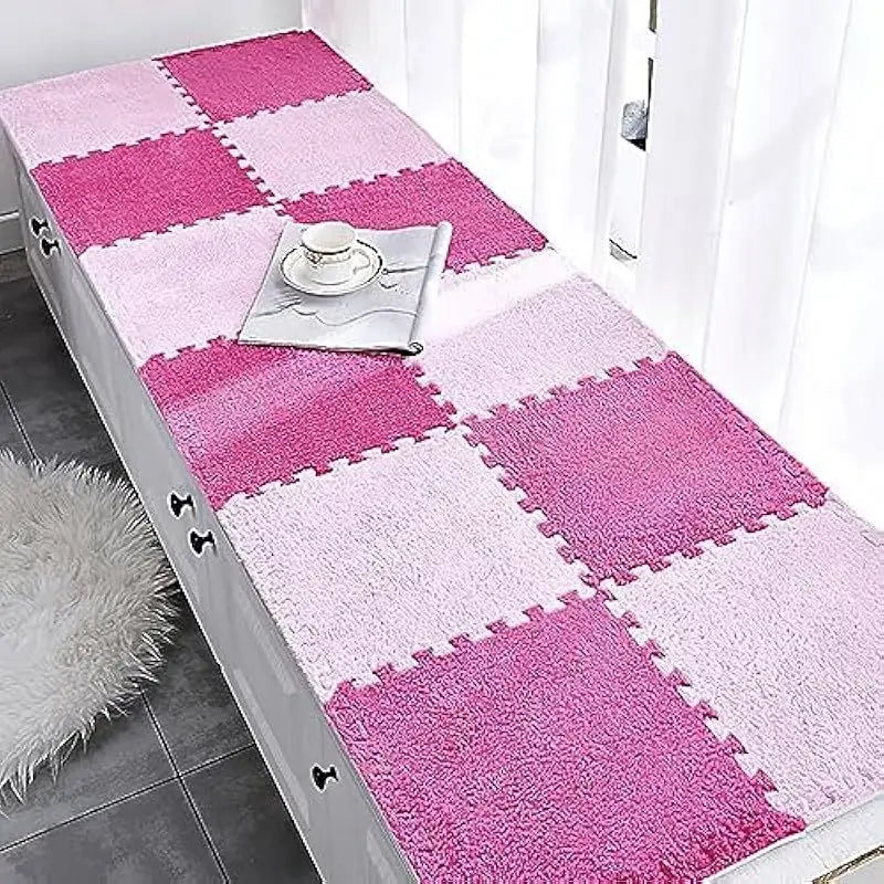 Plush Puzzle Foam Mat Rug 24 48 Living Room Decorative