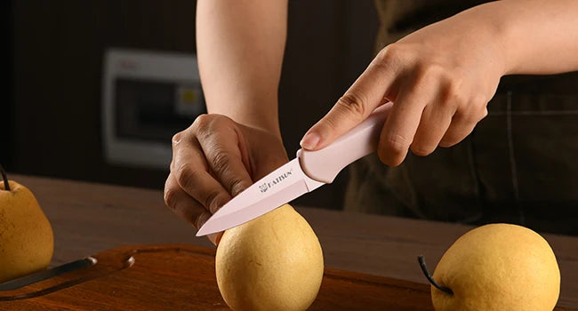 Katisun Knife Set With Blade Covers Carbon Steel Kitchen Tools