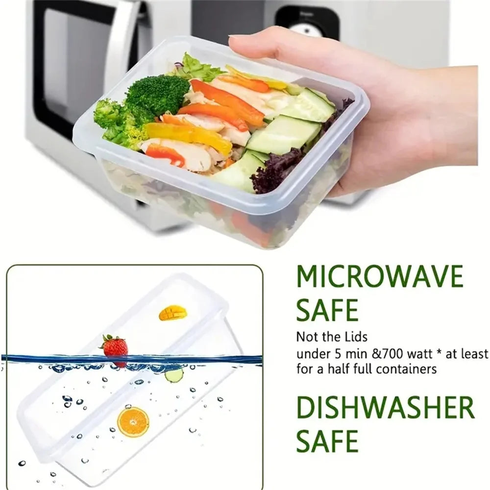BPA Free Airtight Lunch Boxes Set, Microwave Safe PlasticContainers