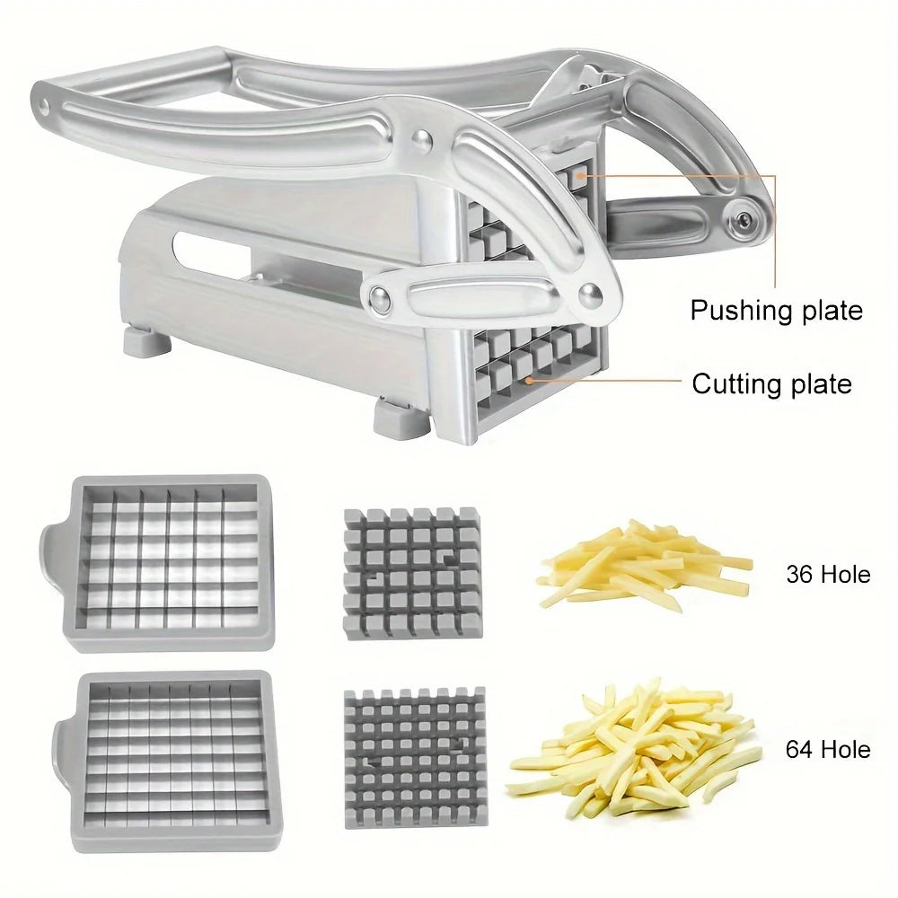Manual Stainless Steel Vegetable Slicer With Square Blade For Potatoes