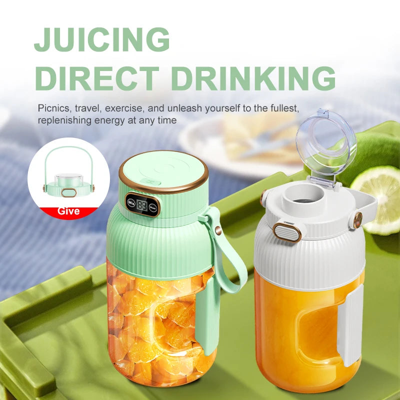 Portable USB Charging Electric Fruit Juicer Blender Machine