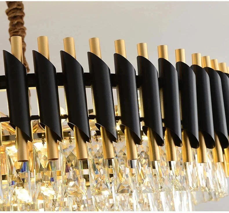 CHYMUIO LIGHT Creative Luxury Crystal Chandelier Pendant LED Light