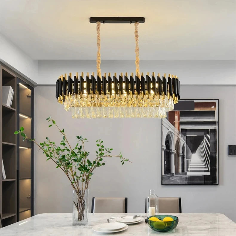 CHYMUIO LIGHT Creative Luxury Crystal Chandelier Pendant LED Light