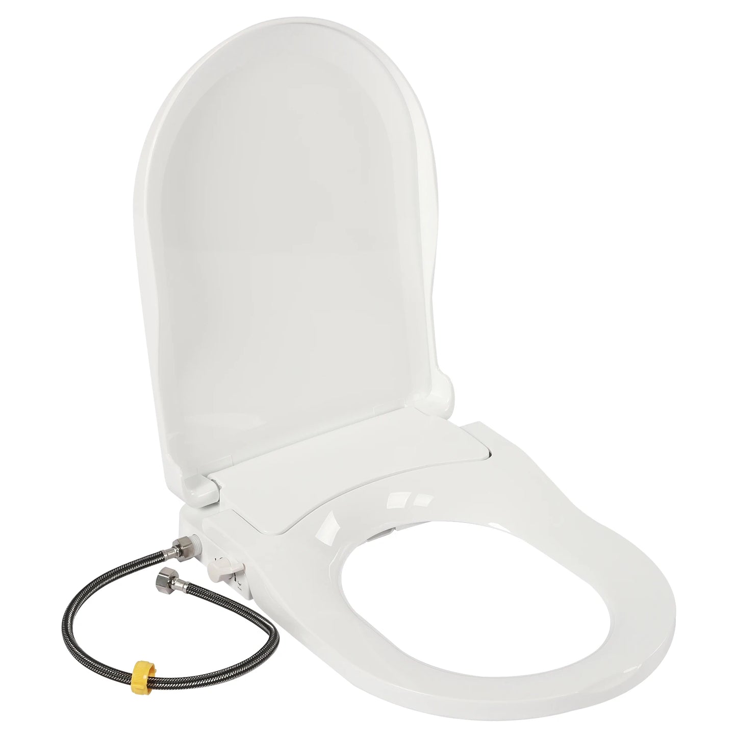 Buffer Non Electric Bidet Toilet Seat With Dual Nozzles Elongated