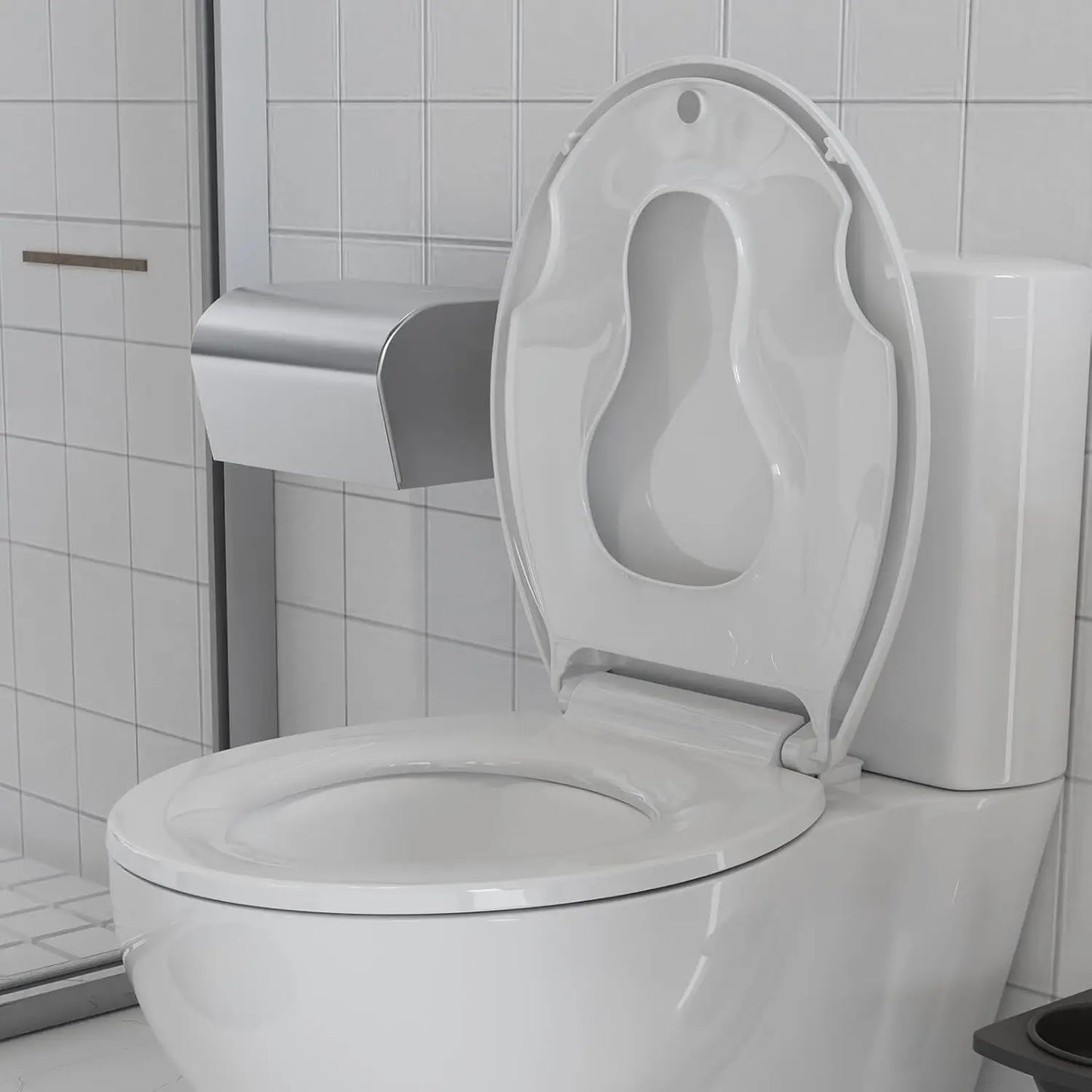HobbyLane Elongated Toilet Seat With Soft Close And Quick Release