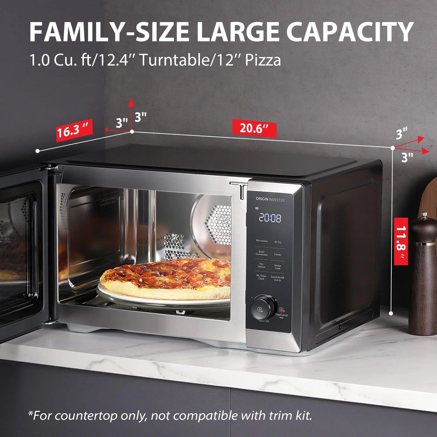Toshiba 7 In 1 Microwave Oven Air Fryer With Sensor Convection