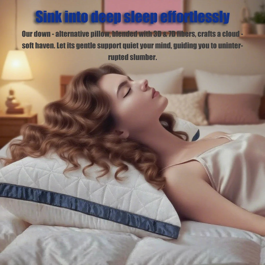 Hotel Quality Microfiber Bed Pillows Set Of 2 For Sleepers