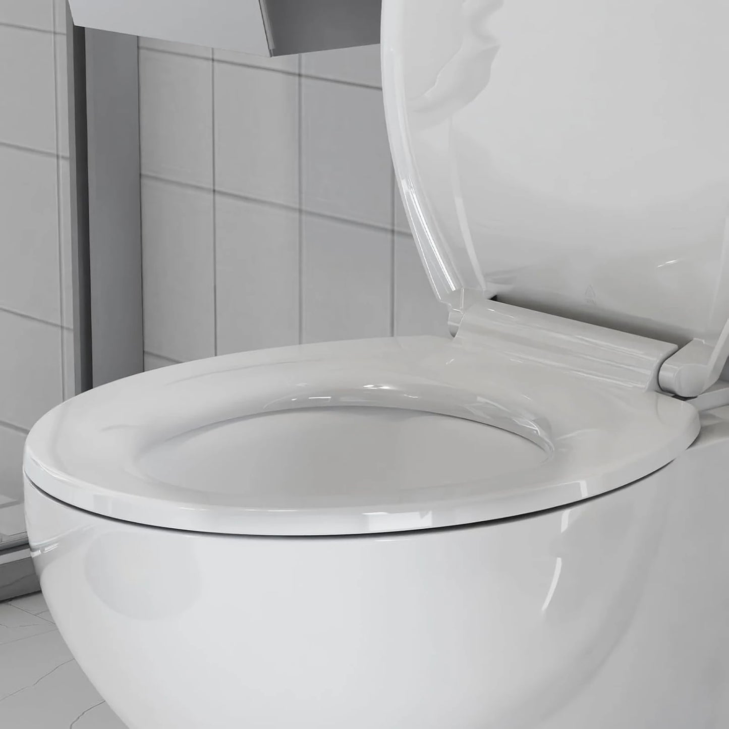 HobbyLane Elongated Toilet Seat With Soft Close And Quick Release