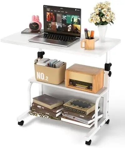 Laptop Desk Adjustable Desk Small Standing Home Office Desks for Small Spaces Portable Desks Table for Bedrooms