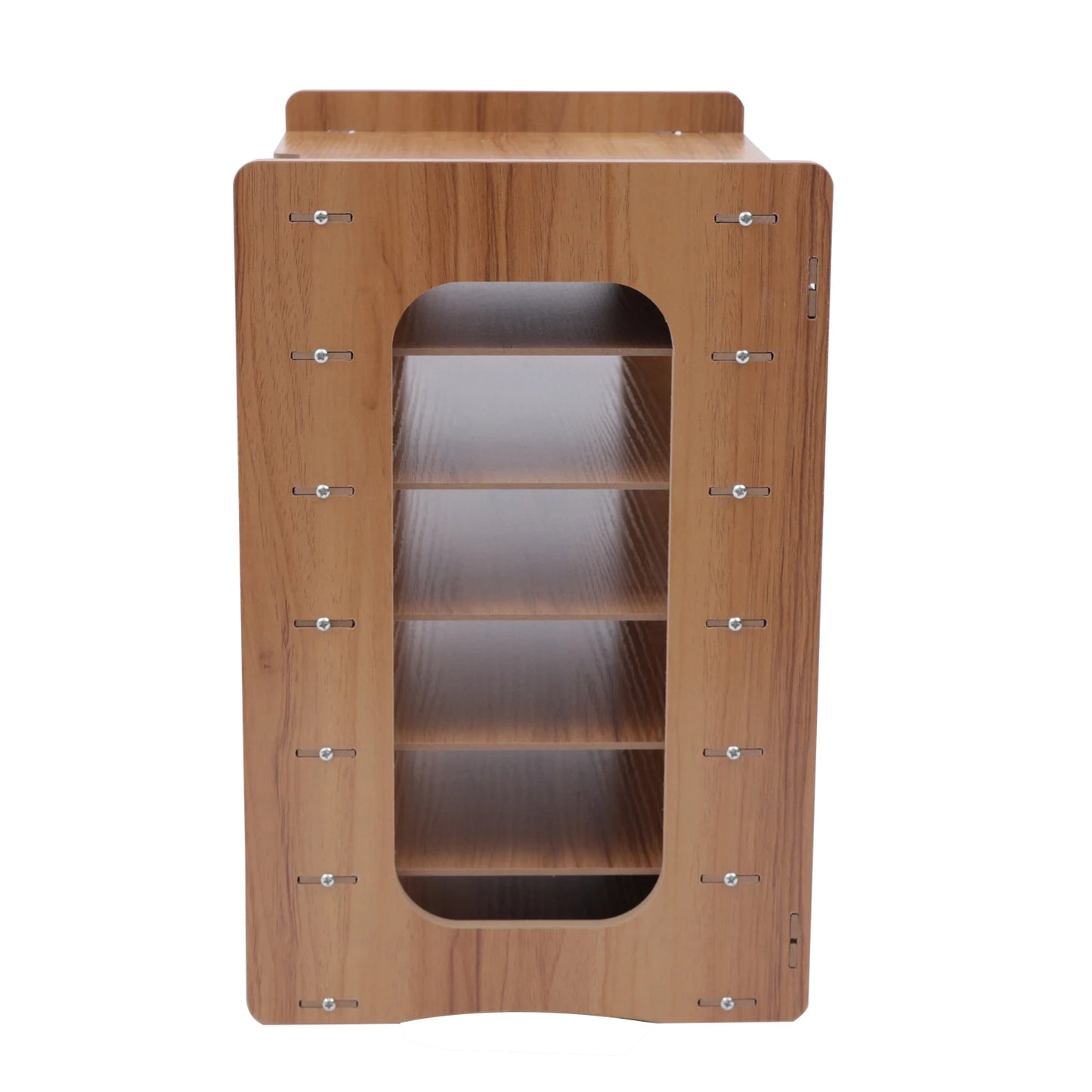 7-Tier Wooden Desk Organizer for Office Papers and Files