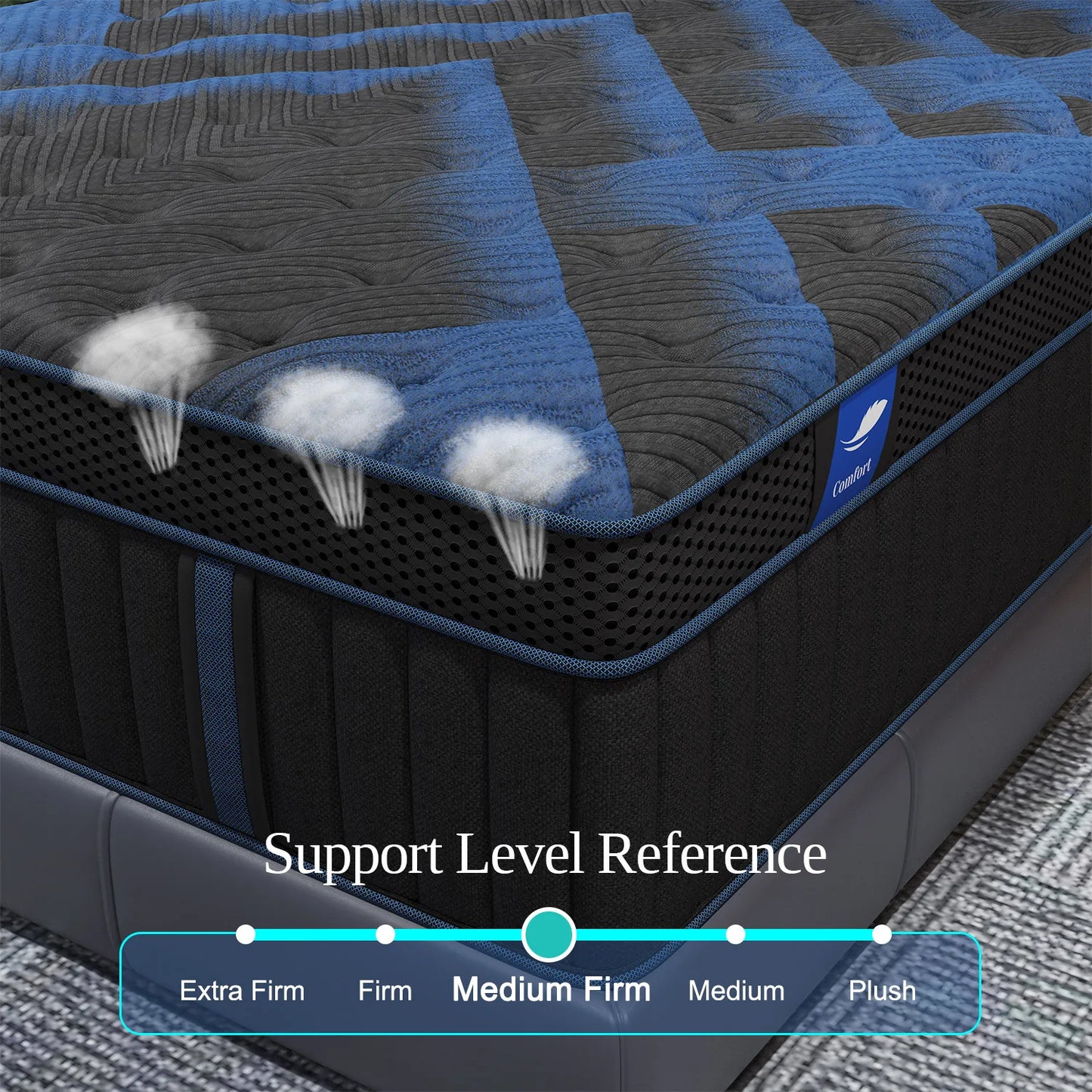 Sweetlove Gel Memory Foam Hybrid Mattress With Pocket Springs