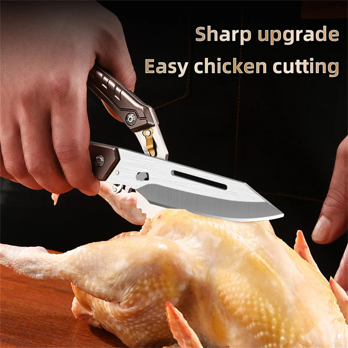Heavy Duty Poultry Shears Stainless Kitchen Scissors For Chicken Meat