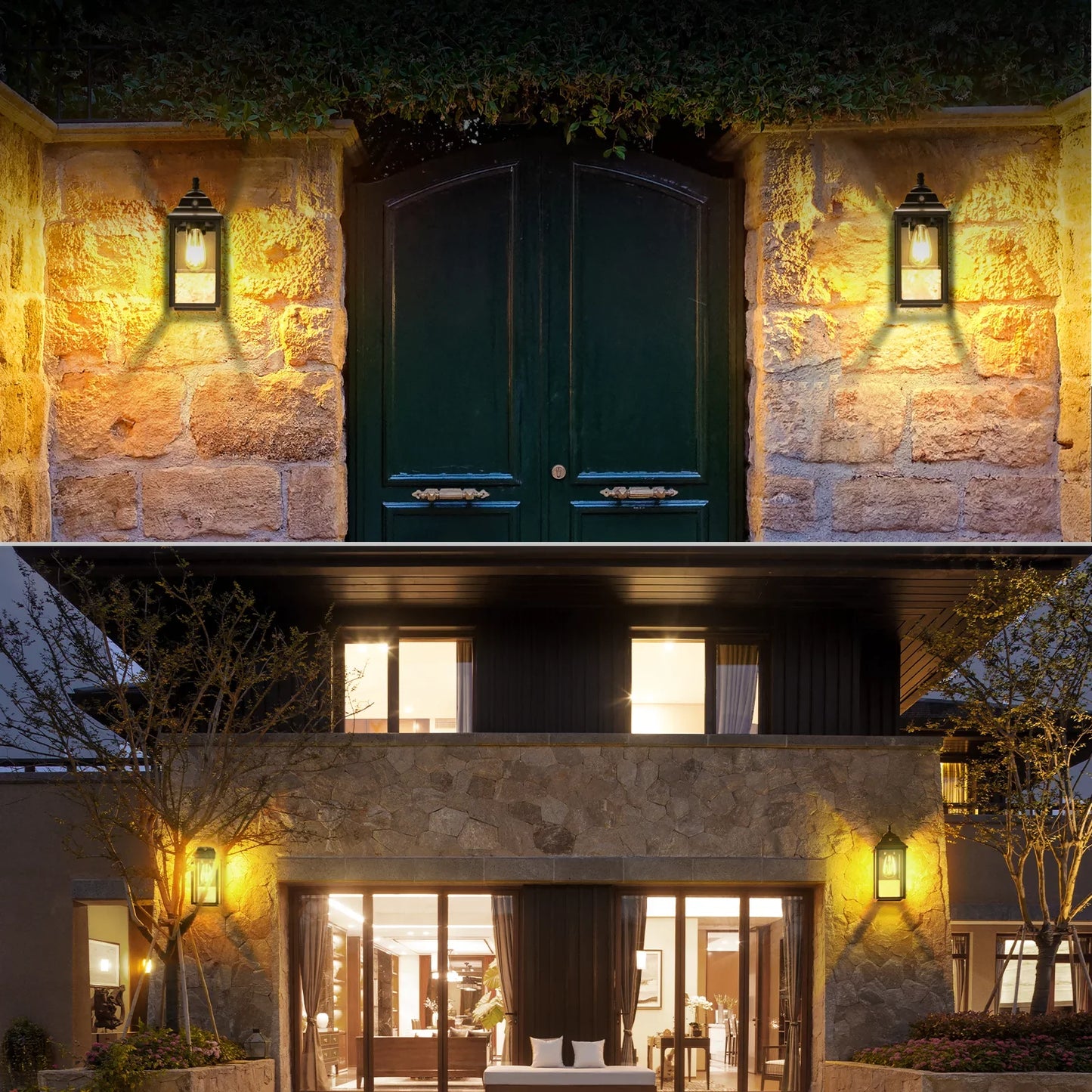 Outdoor Wall Sconce Lights Porch Lantern Decor for Exterior Areas