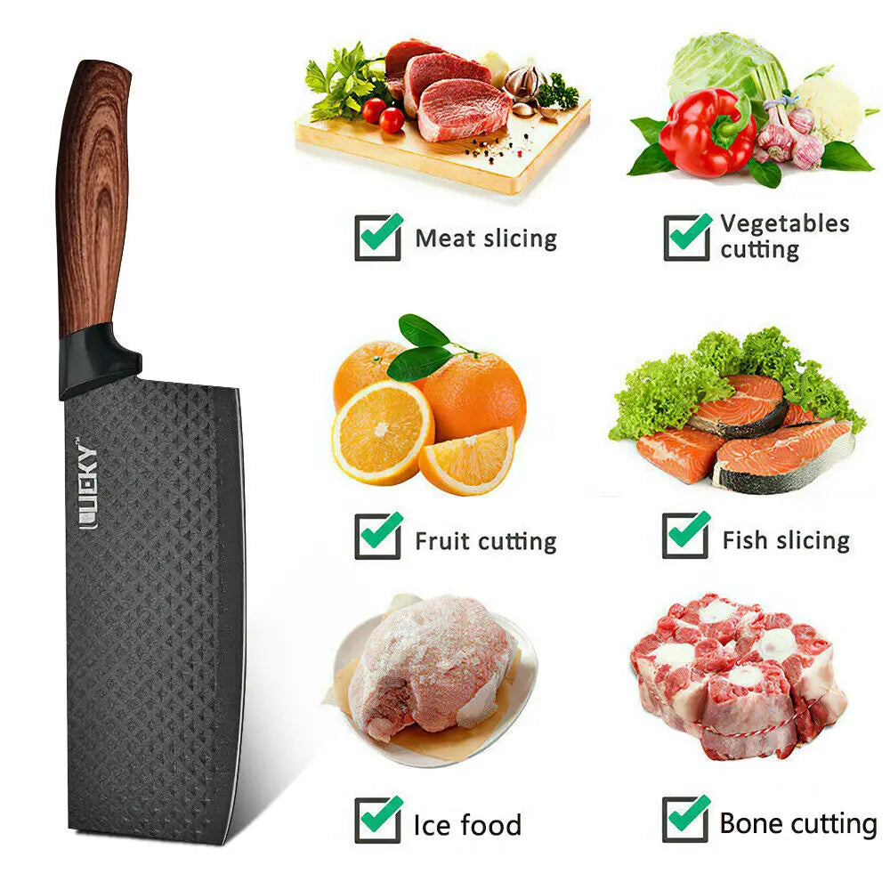 MDHAND 6 Piece Stainless Steel Kitchen Knife Set For Restaurants