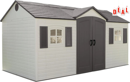 Outdoor Storage Shed Heavy Duty Metal Frame UV Waterproof 6446