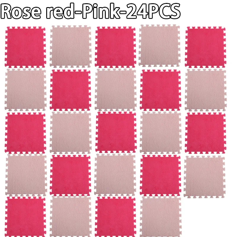 Plush Puzzle Foam Mat Rug 24 48 Living Room Decorative