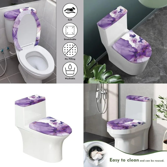 High Concerned Toilet Seat And Tank Lid Cover Set Butterfly