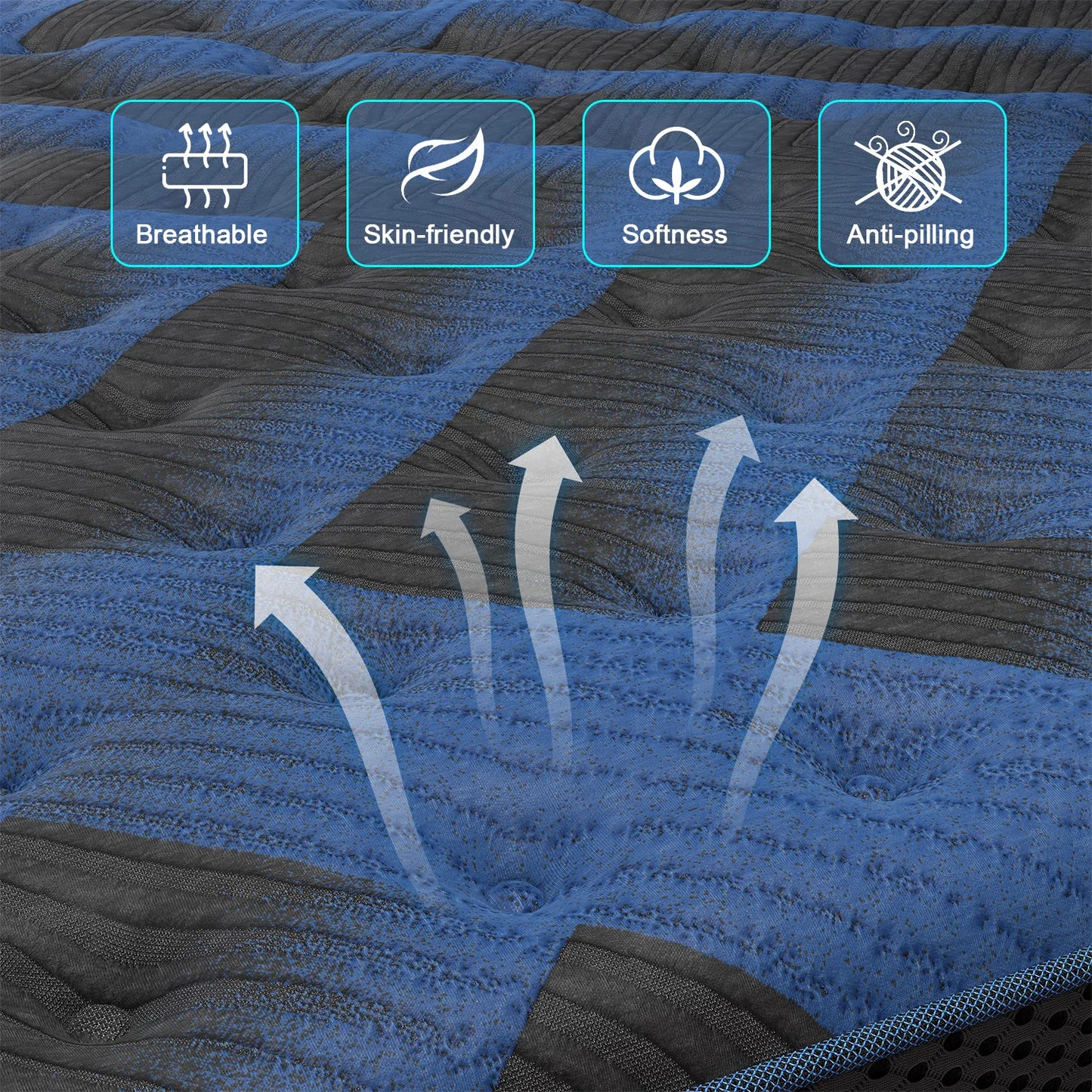 Sweetlove Gel Memory Foam Hybrid Mattress With Pocket Springs