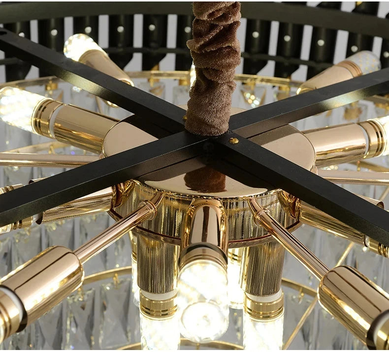CHYMUIO LIGHT Creative Luxury Crystal Chandelier Pendant LED Light