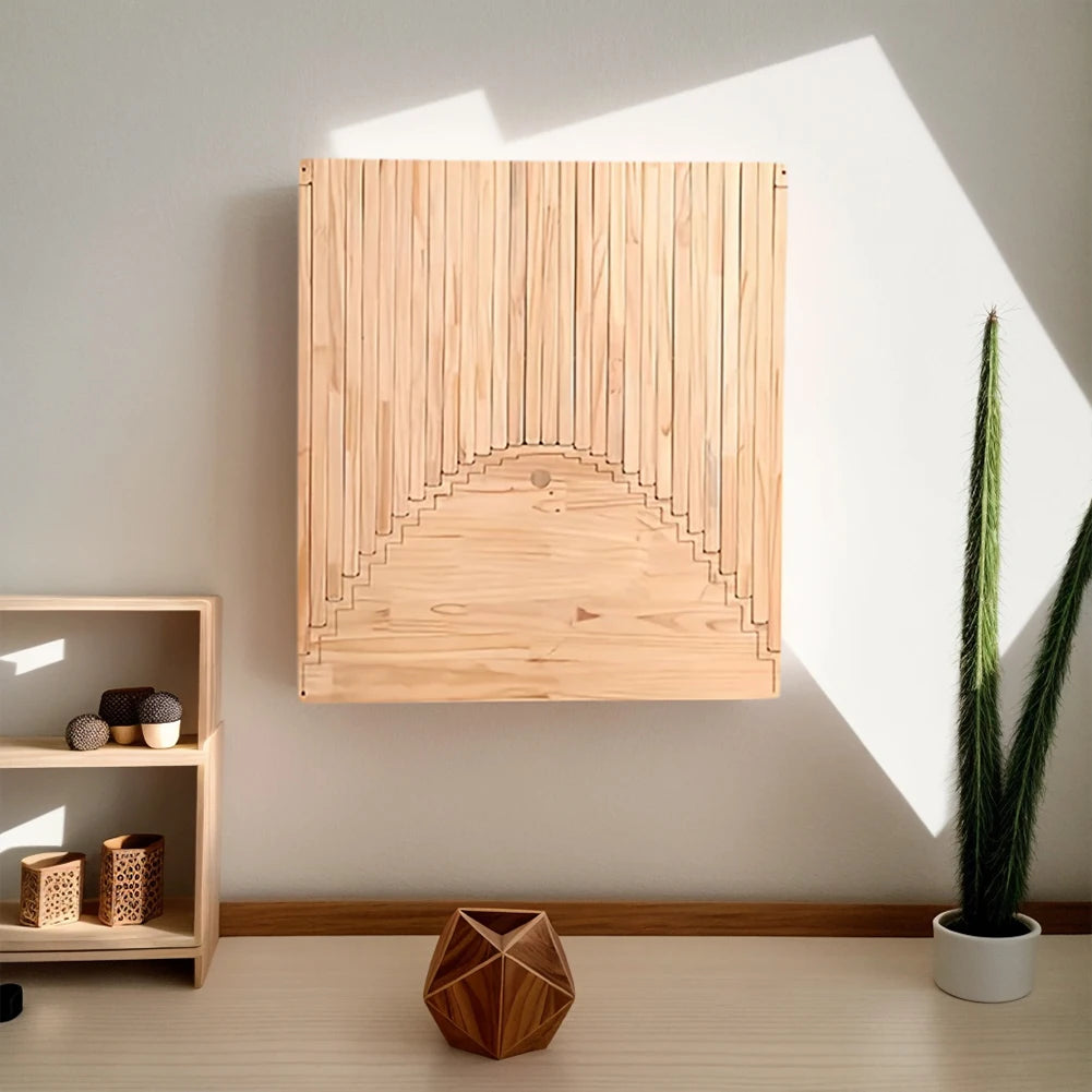 Foldable Wall Table Fashionable Creative Hanging Wall Folding Table Solid Wood Computer Folding Table Foldable Computer Desk