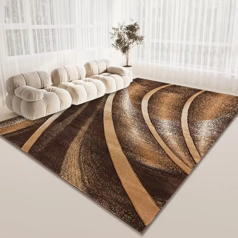 Light Luxury Area Rug Non Slip Large Carpet Living Room