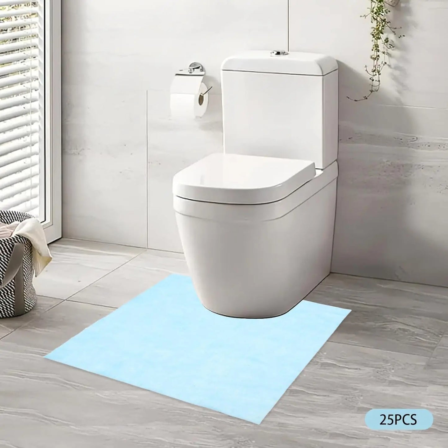 Bymaocar Disposable U-Shaped Toilet Mat Training Floor Mat