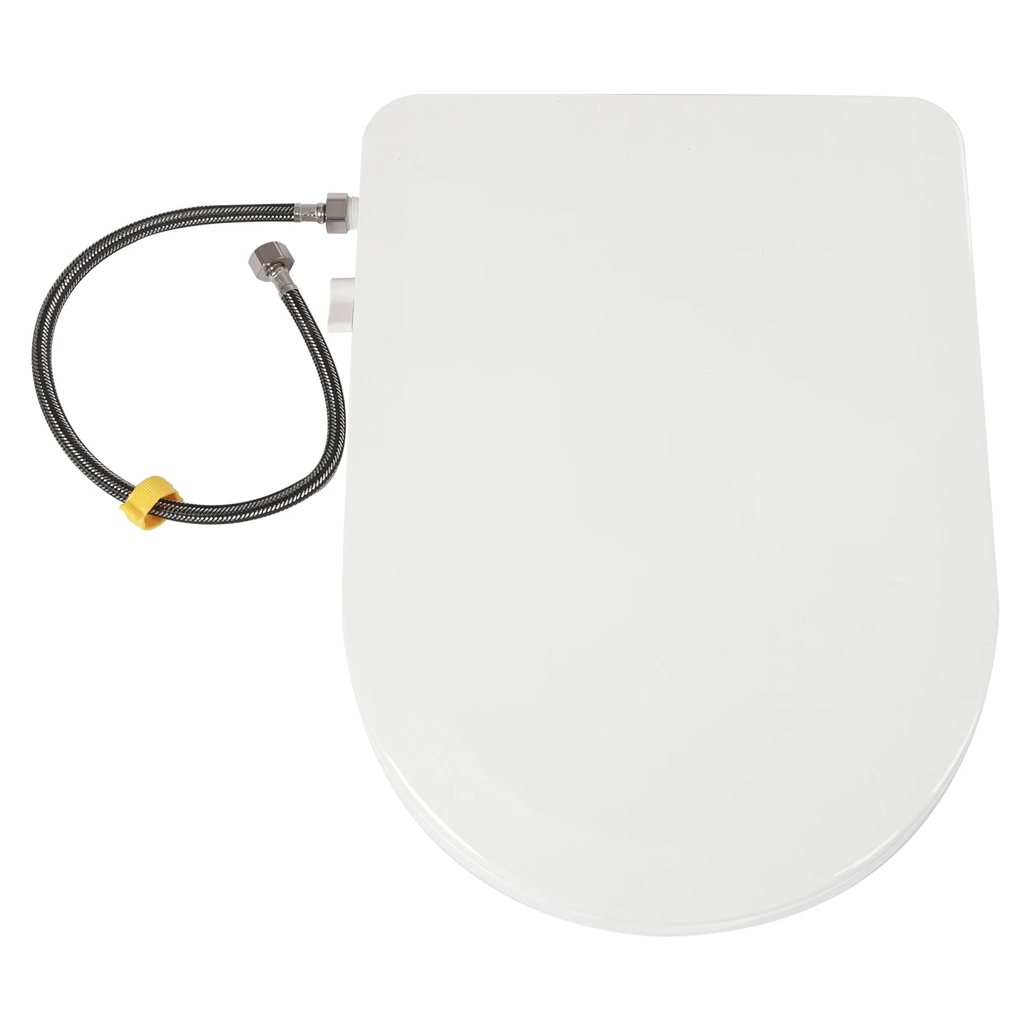 Buffer Dual Nozzles Non Electric Bidet Toilet Seat Elongated Toilets