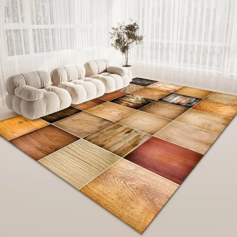 Modern Area Rug Non-Slip Carpet for Living Room and Bedroom